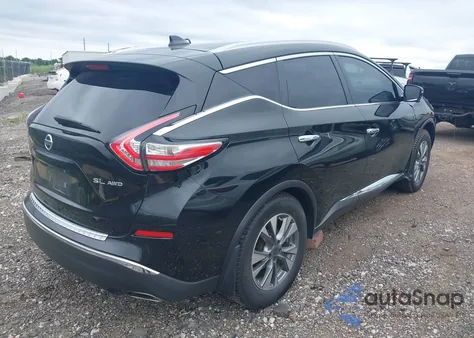 2017 Nissan Murano Sl из США, поврежденный, VIN 5N1AZ2MH3HN193969